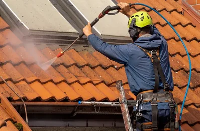 Démoussage et hydrofuge de toiture à Merckeghem